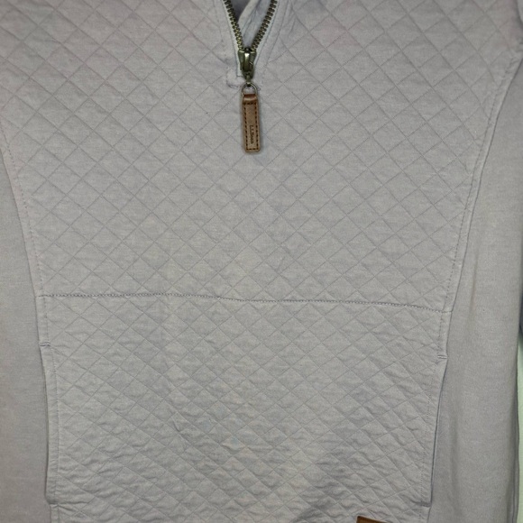 L.L.Bean Quilted Quarter Zip Pullover Lavender Purple | Women’s Medium - Picture 6 of 7